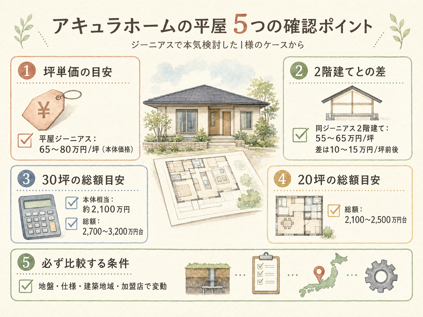 アキュラホームを検討する前に必ず確認したい5つのチェックリスト