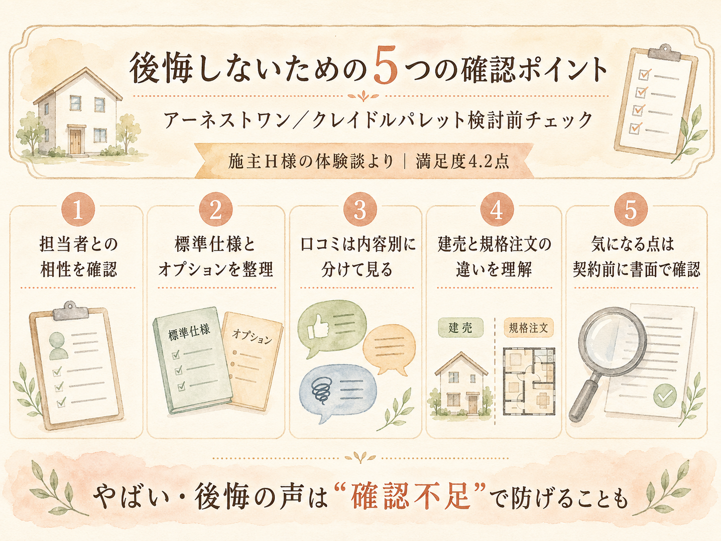 アーネストワンを検討する前に必ず確認したい5つのチェックリスト