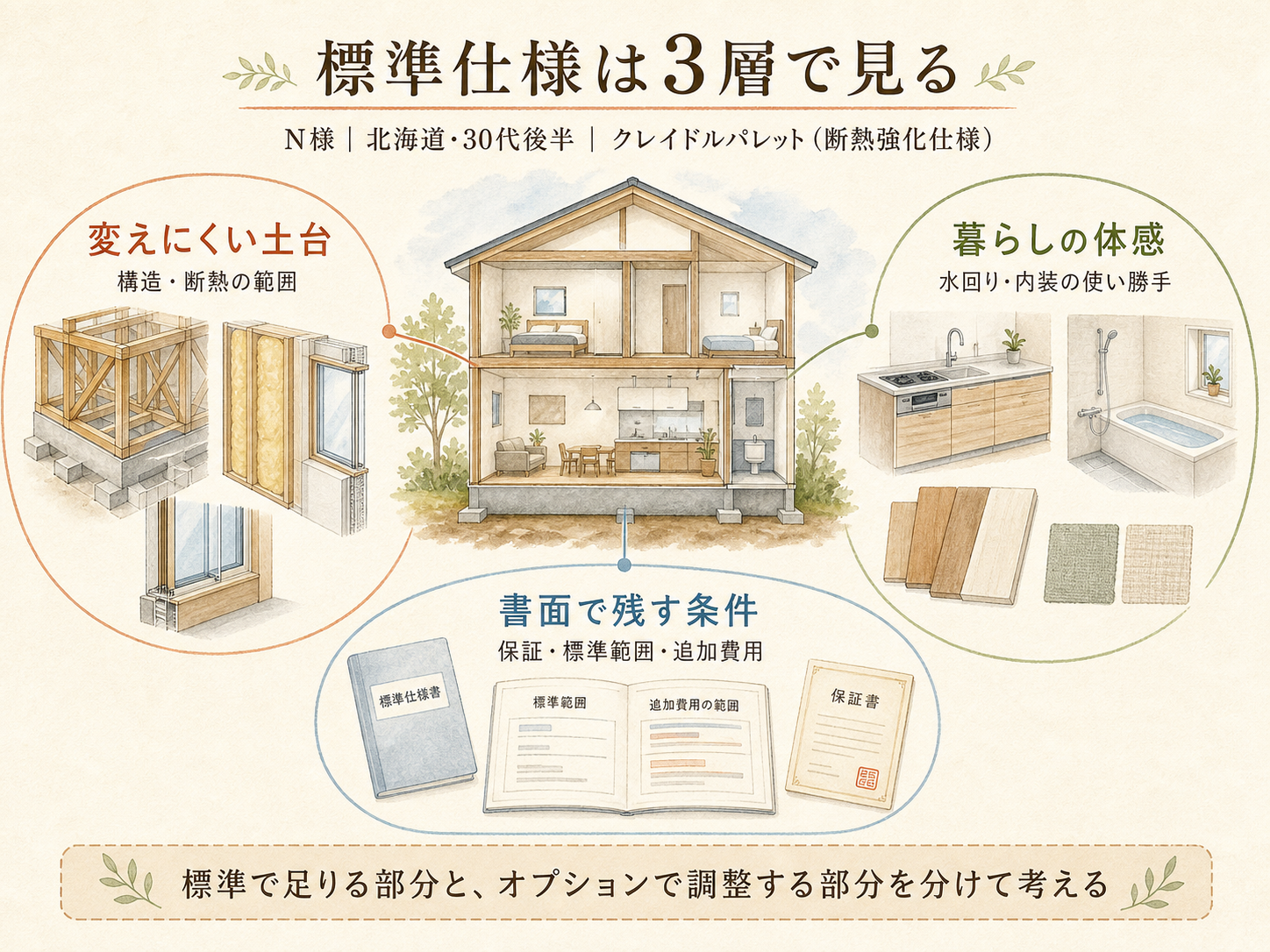 アーネストワンの標準仕様で押さえたい3つの注目点