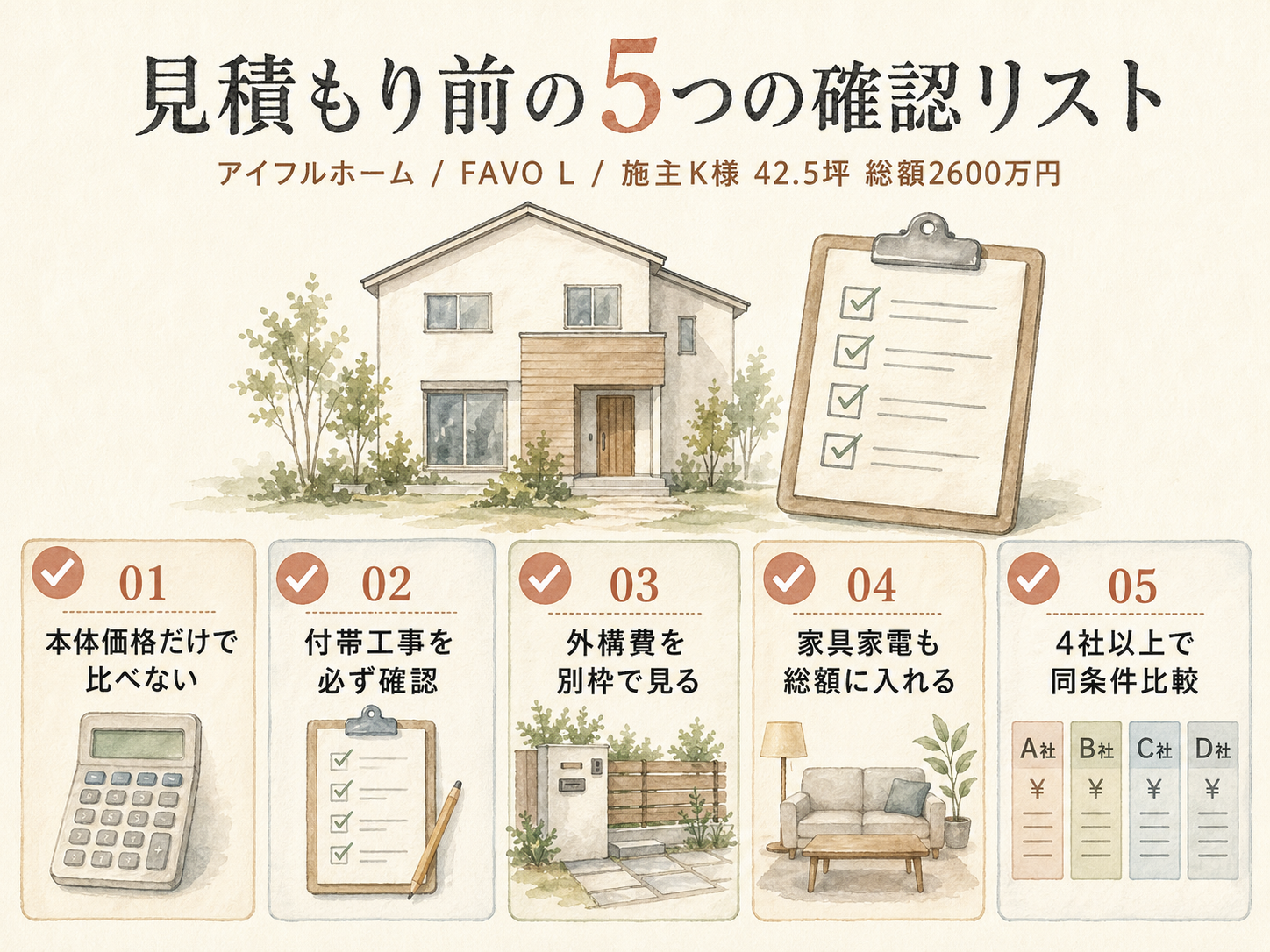 アイフルホームを検討する前に必ず確認したい5つのチェックリスト