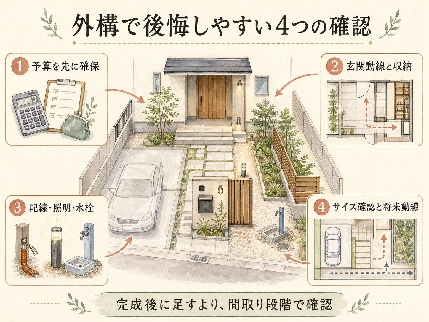 記事の検討ポイント3つ（T様の話から）