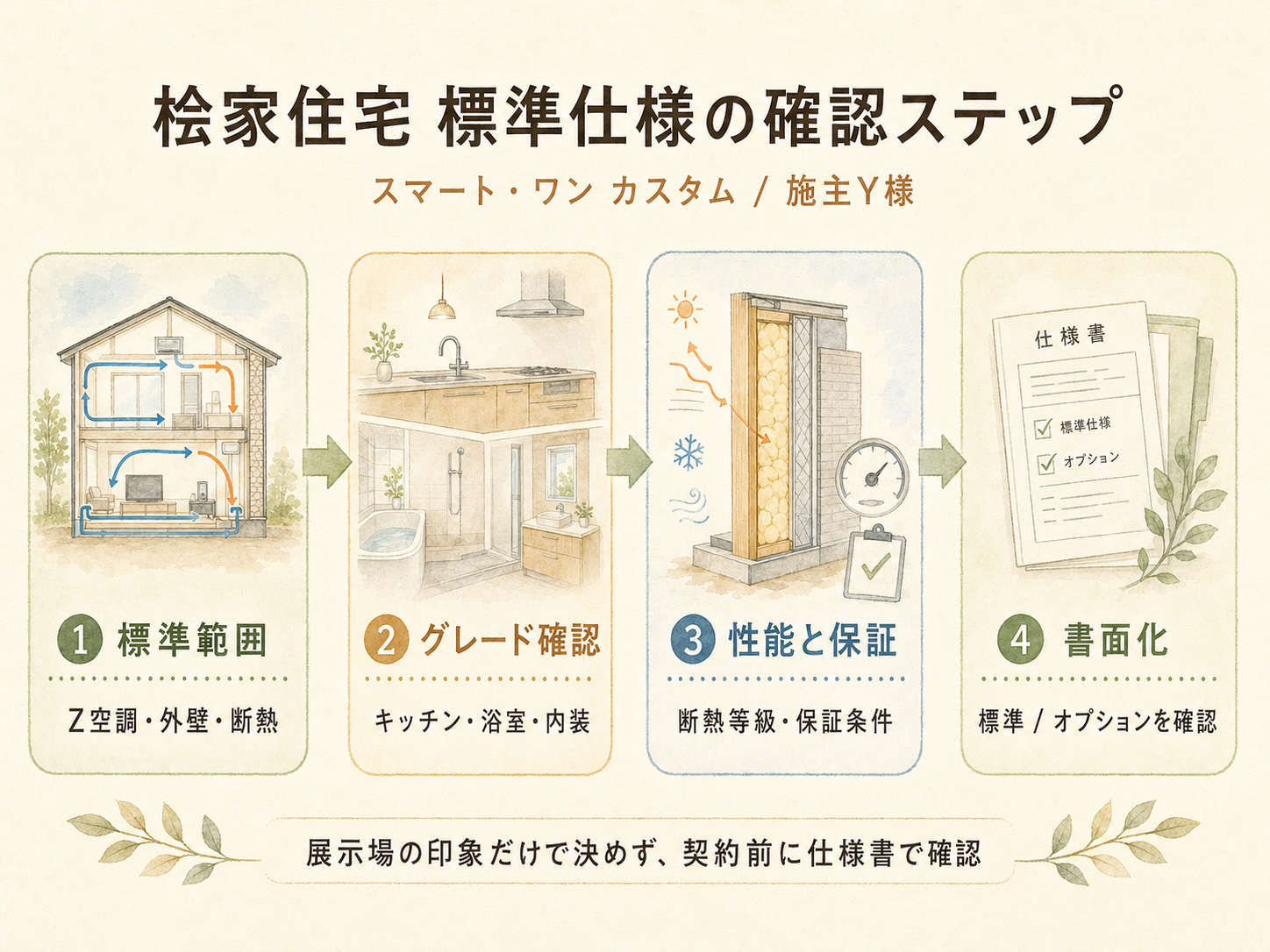 桧家住宅の標準仕様で押さえたい3つの注目点