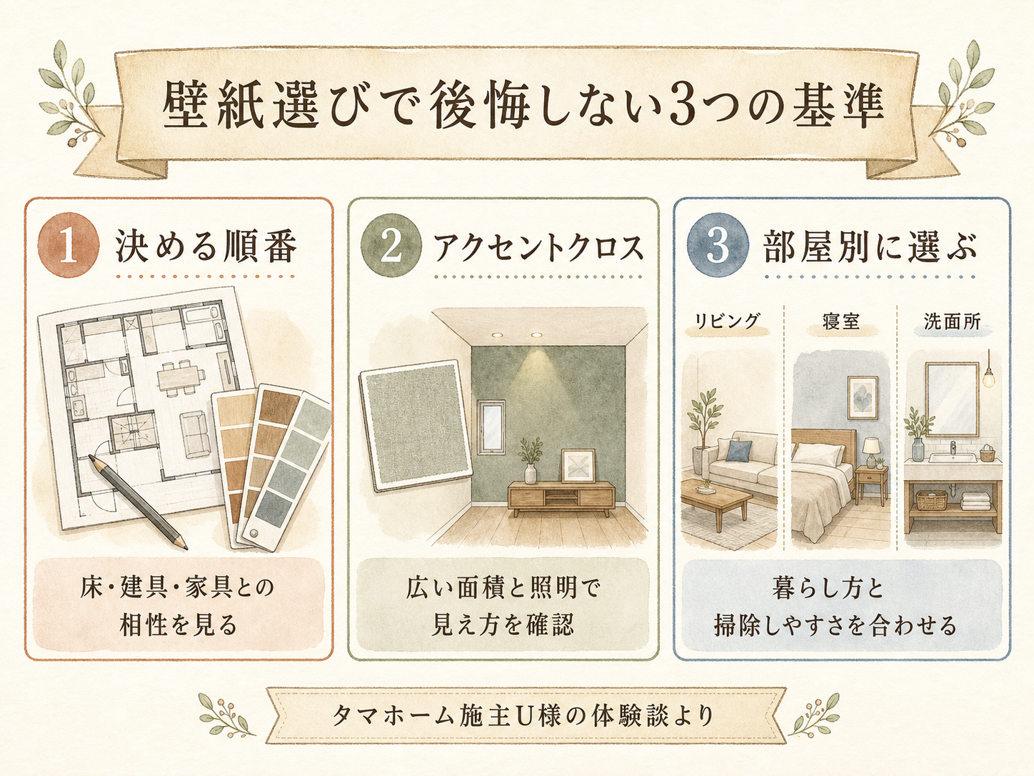 U様(ハウスメーカー大安心の家・42.8坪)の建築スペック（メーカー・商品・坪数・坪単価・総額・建築時期のカード表示）