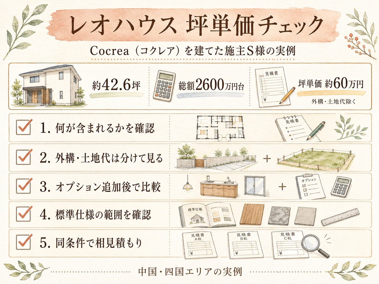 レオハウスを検討する前に必ず確認したい5つのチェックリスト