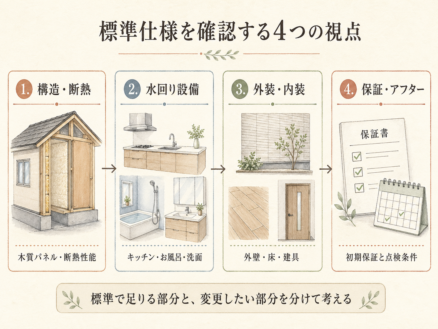 ミサワホームの標準仕様で押さえたい3つの注目点