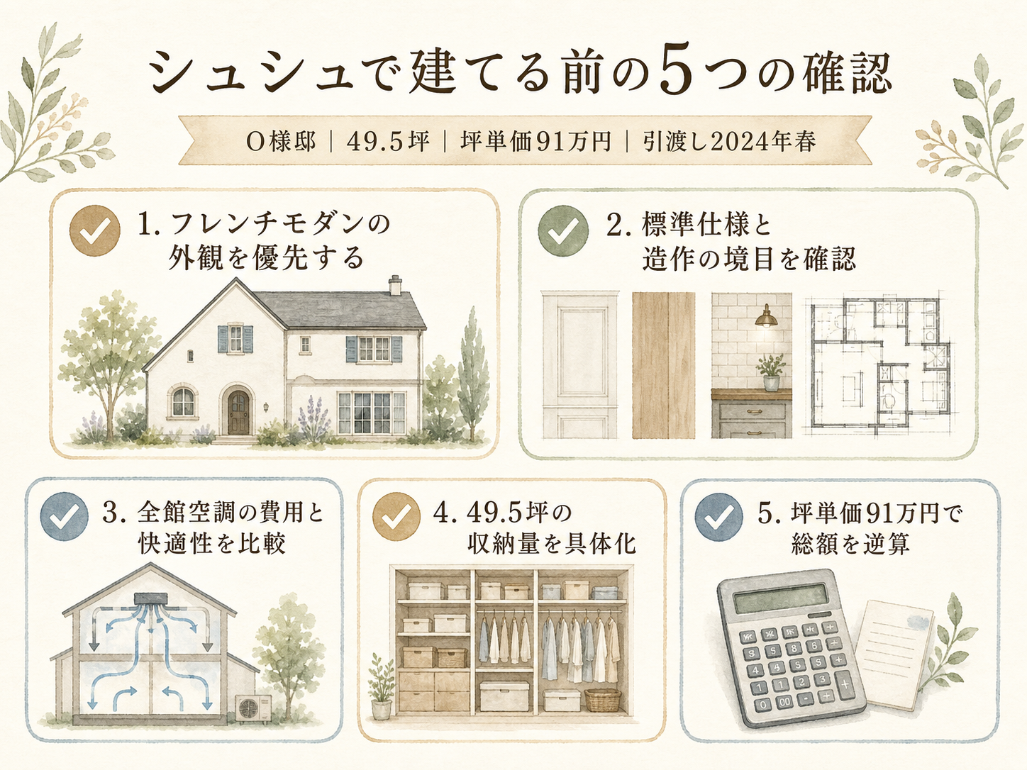 三井ホームを検討する前に必ず確認したい5つのチェックリスト