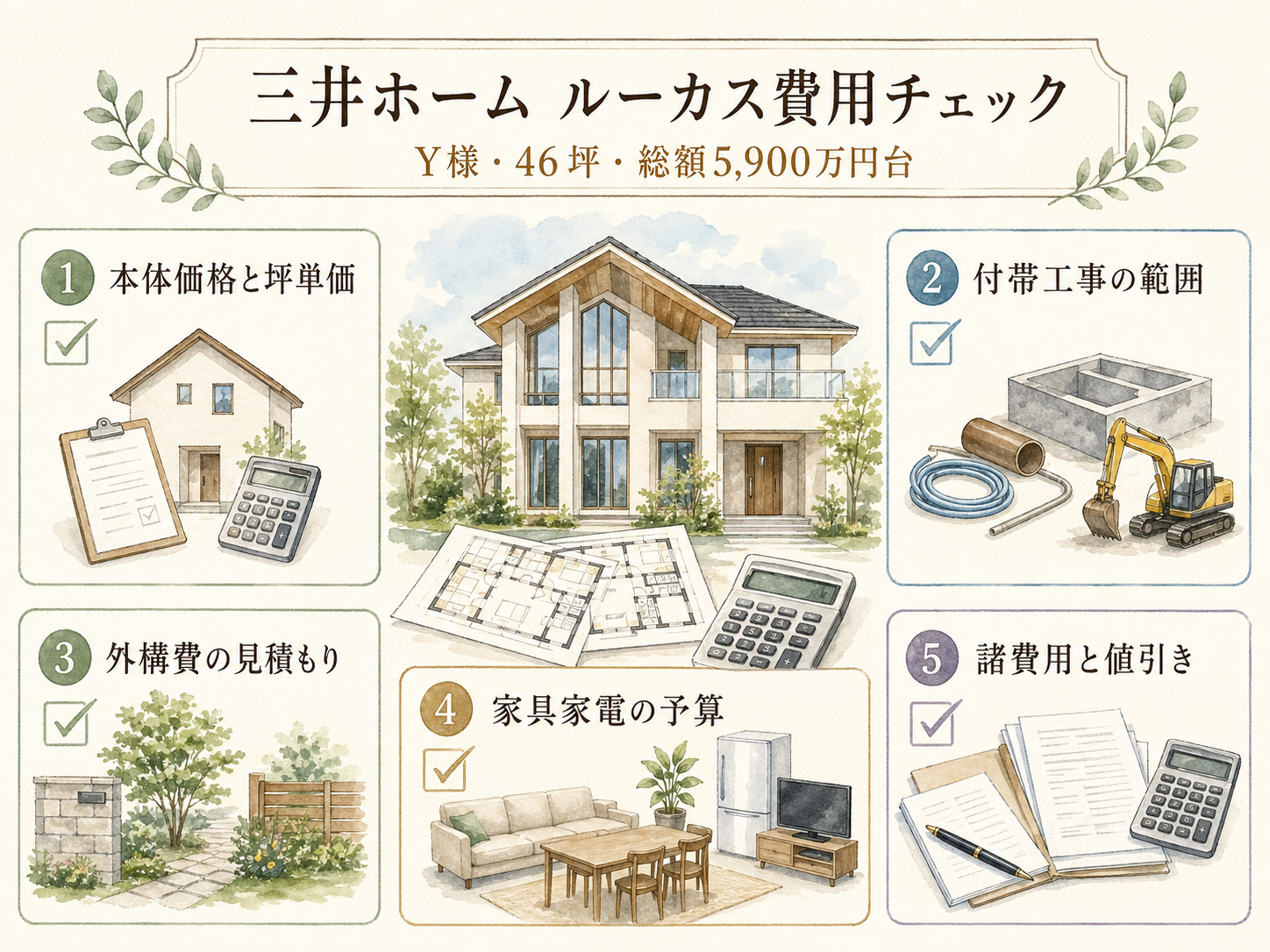 三井ホームを検討する前に必ず確認したい5つのチェックリスト