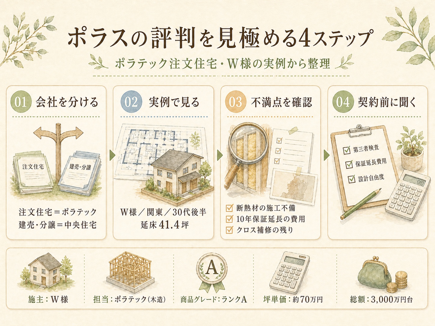 評判の本当の原因3つ（W様の話から）