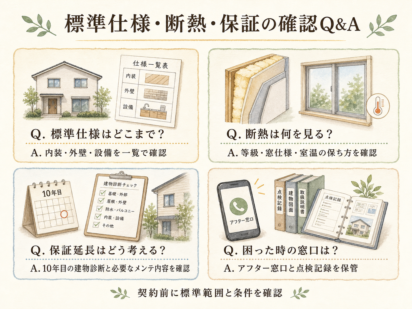 ポラスに関する読者の疑問と、A様の取材時の回答（Q&A図解）