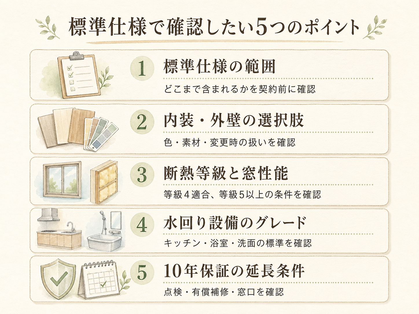 ポラスを検討する前に必ず確認したい5つのチェックリスト