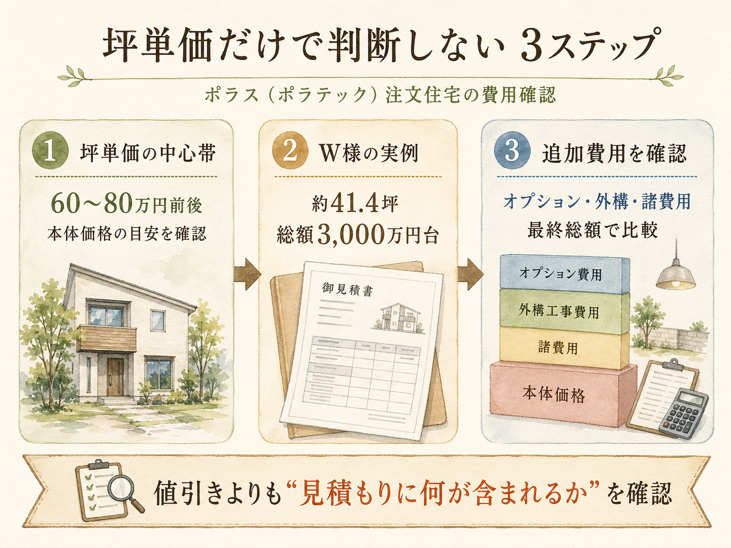 坪数別シミュレーション3パターン