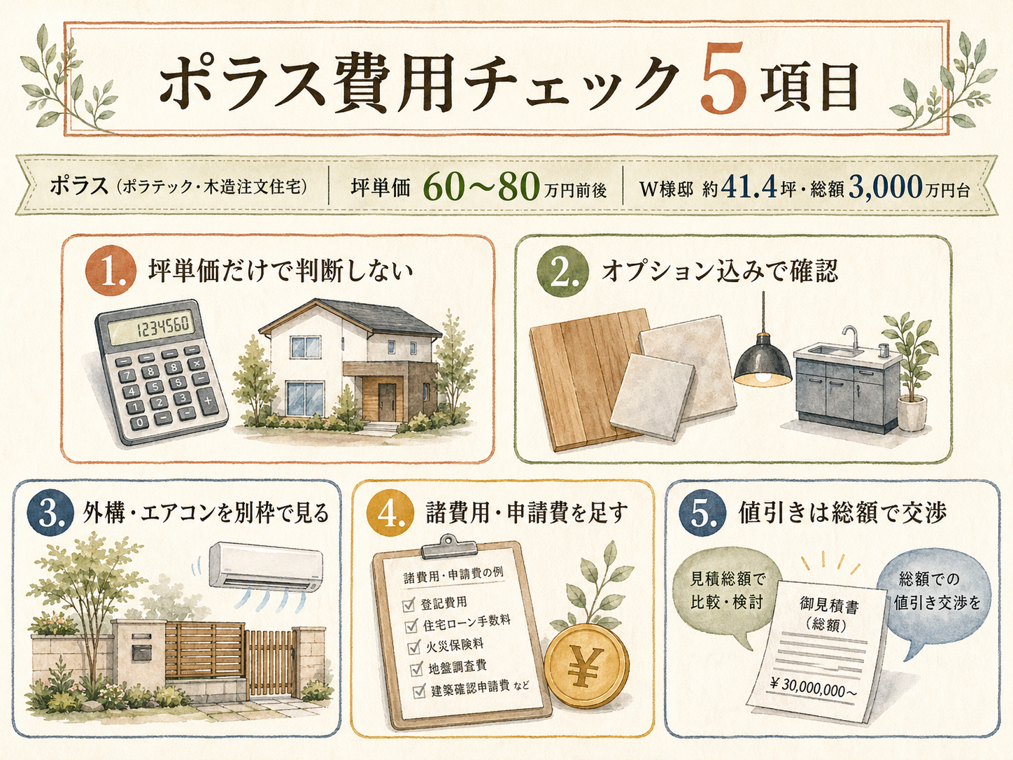 ポラスを検討する前に必ず確認したい5つのチェックリスト