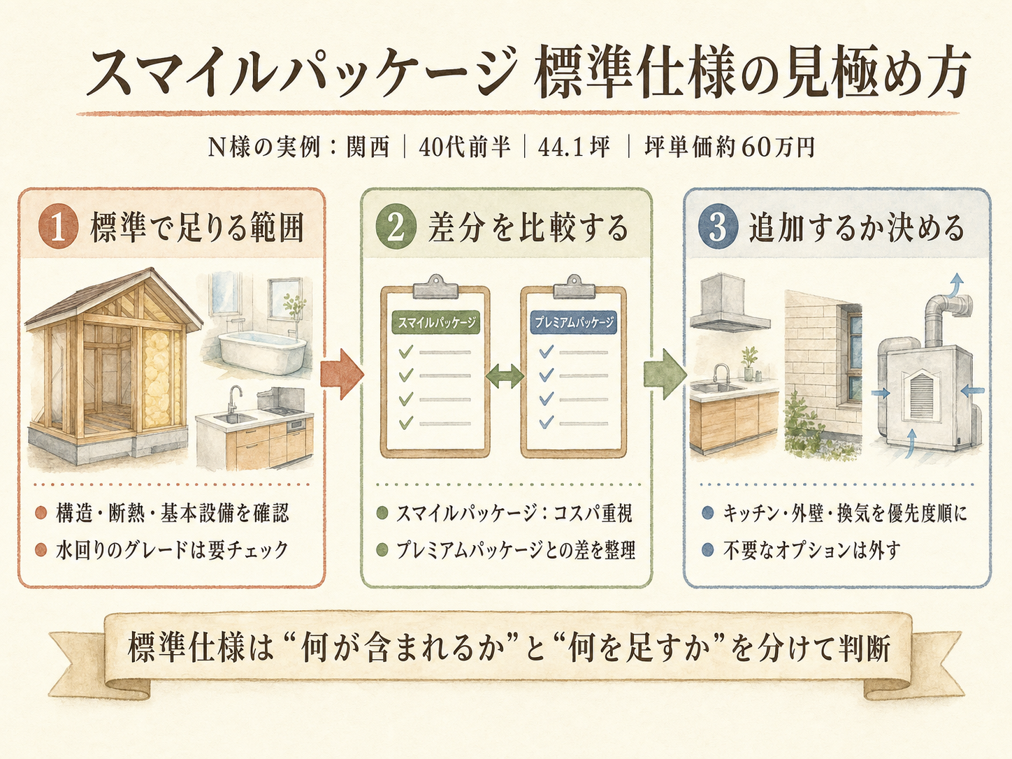 泉北ホームの標準仕様で押さえたい3つの注目点