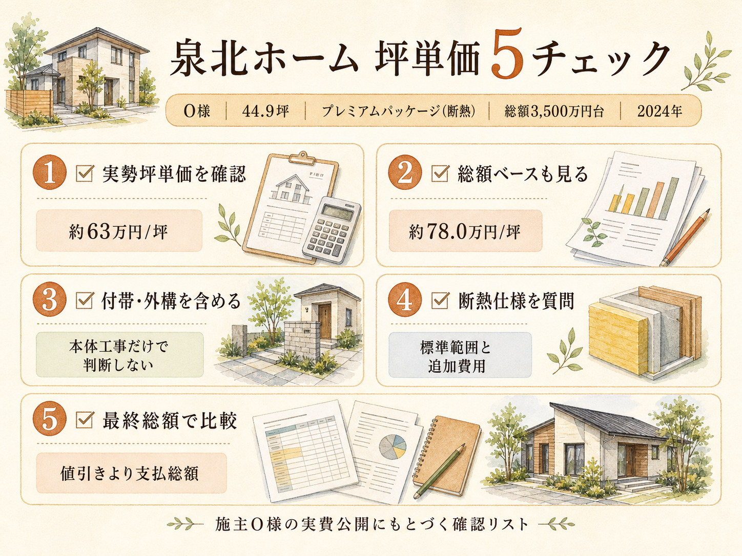 泉北ホームを検討する前に必ず確認したい5つのチェックリスト