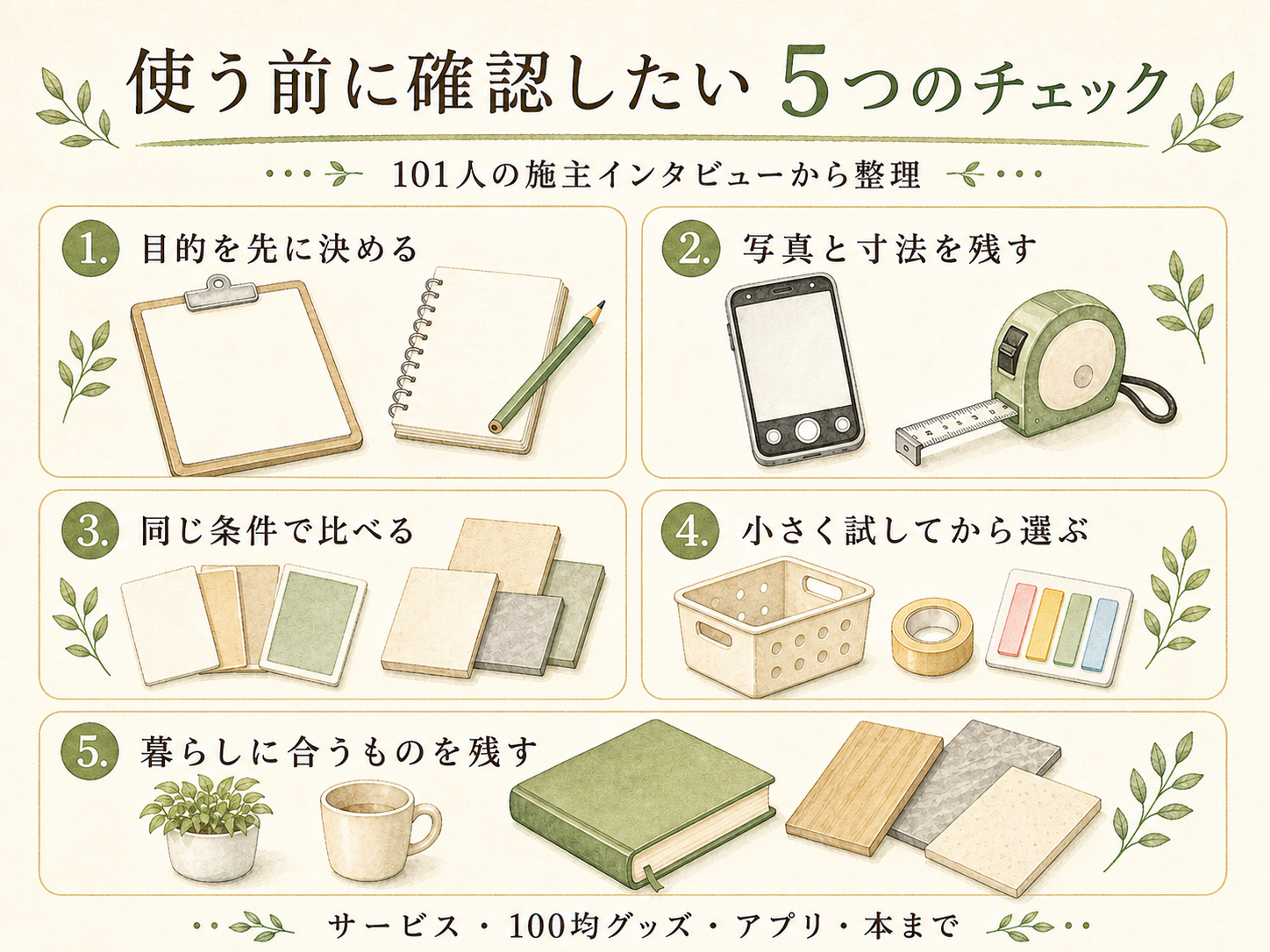 ハウスメーカーを検討する前に必ず確認したい5つのチェックリスト
