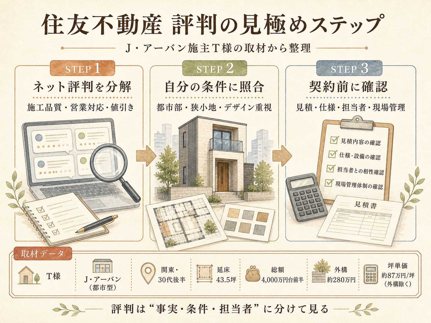 評判の本当の原因3つ(お話を伺ったT様の話から)