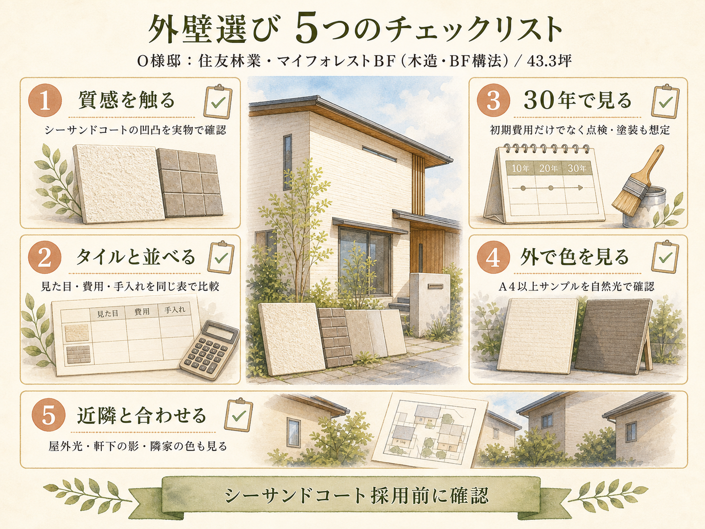 住友林業を検討する前に必ず確認したい5つのチェックリスト