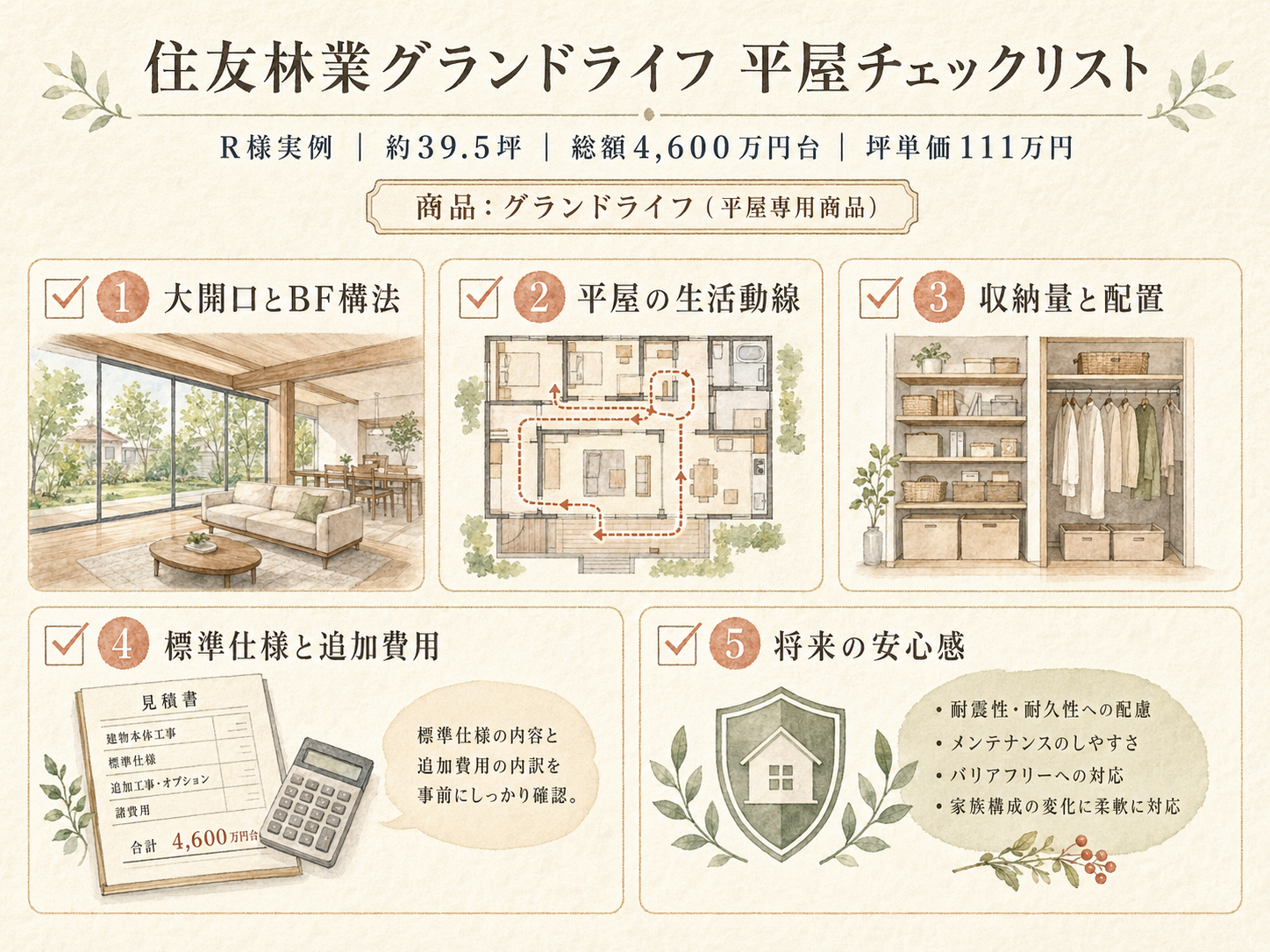 住友林業を検討する前に必ず確認したい5つのチェックリスト