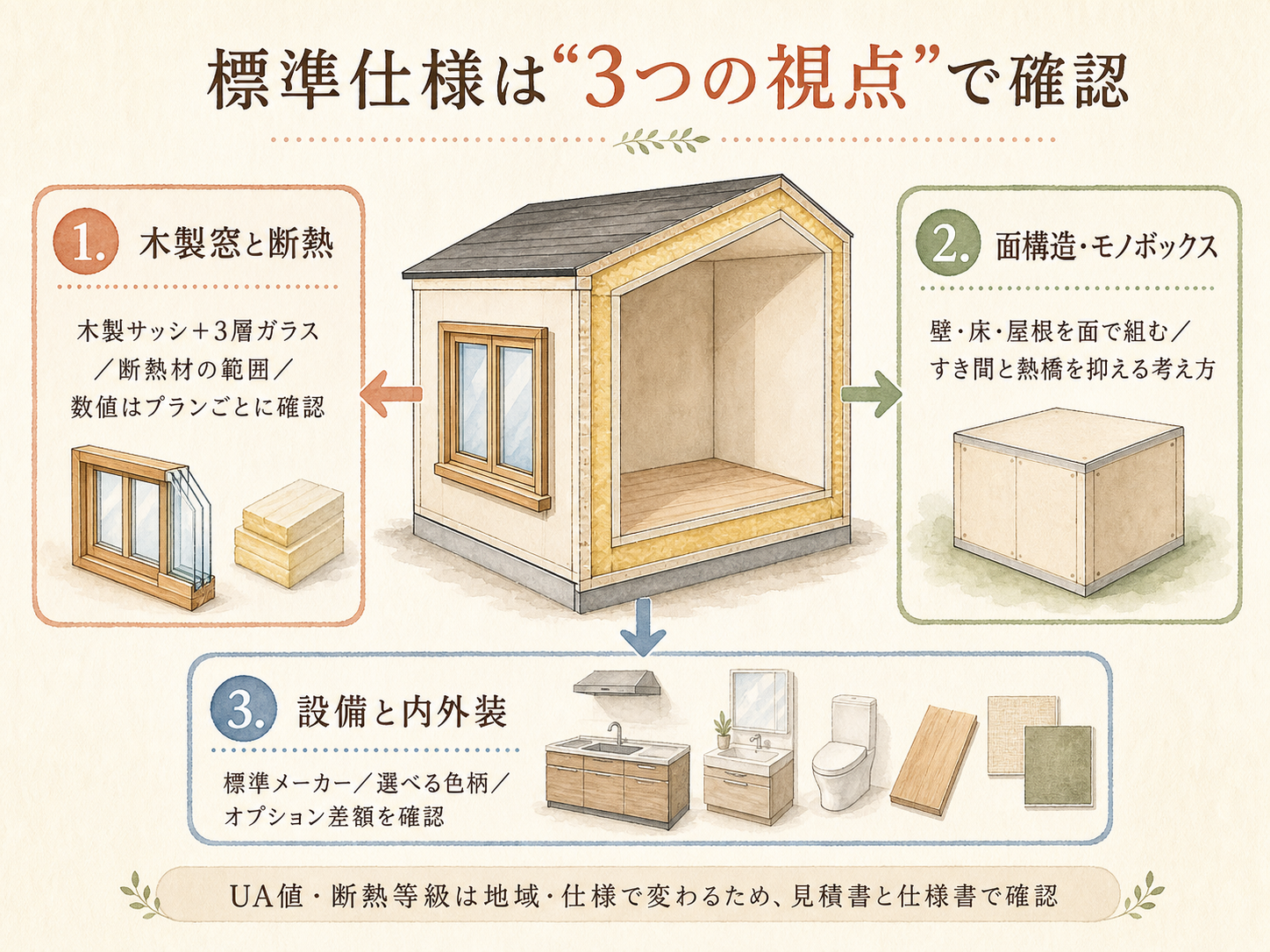スウェーデンハウスの標準仕様で押さえたい3つの注目点