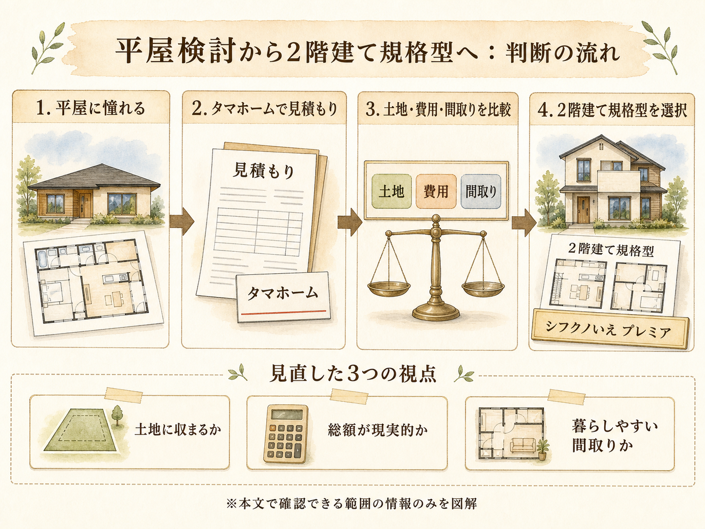 タマホームで平屋を検討したT様の比較ポイント3つ