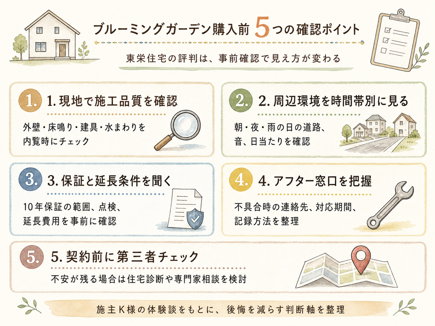 東栄住宅を検討する前に必ず確認したい5つのチェックリスト