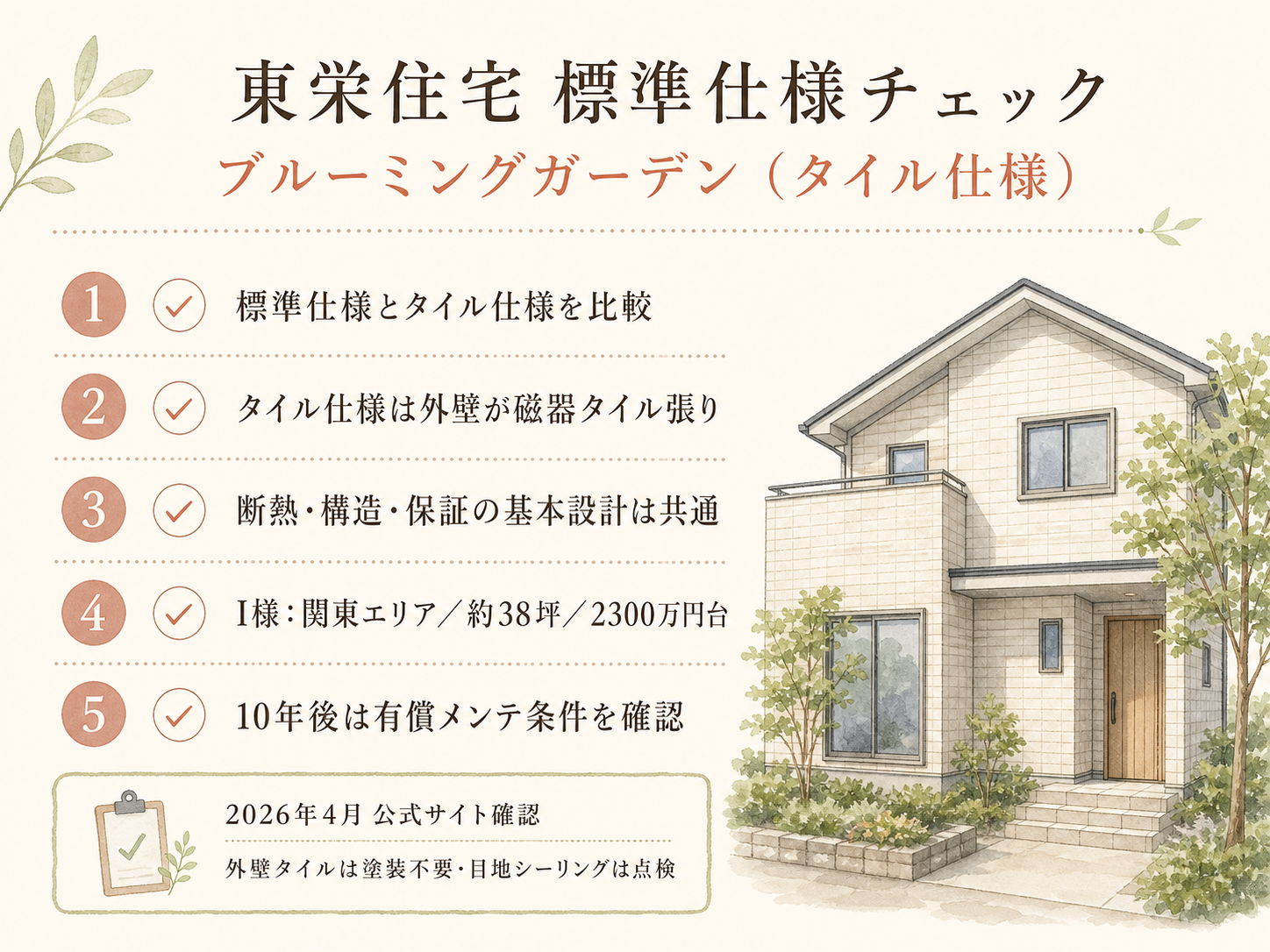 東栄住宅を検討する前に必ず確認したい5つのチェックリスト