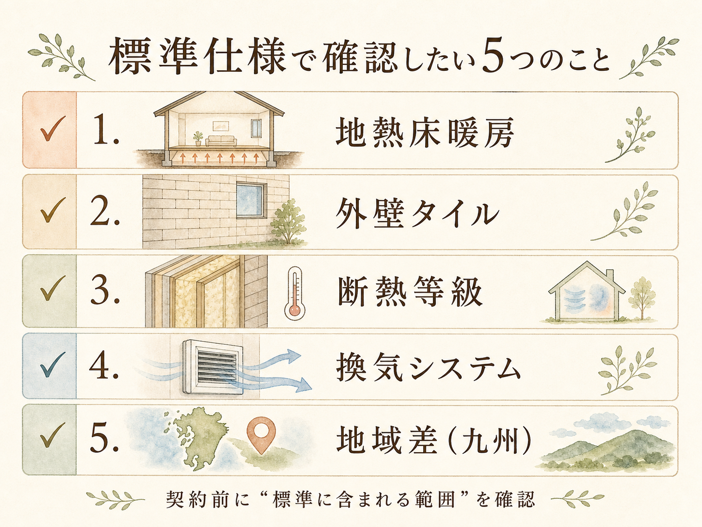 ユニバーサルホームを検討する前に確認しておきたい5つのチェックリスト