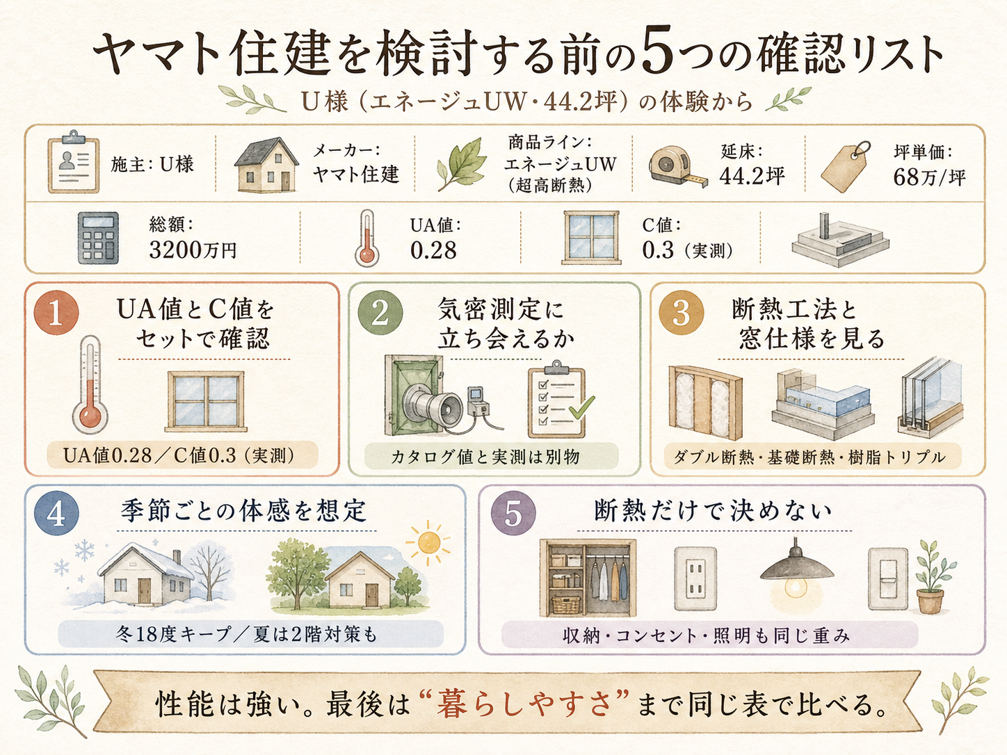 ヤマト住建を検討する前に必ず確認したい5つのチェックリスト