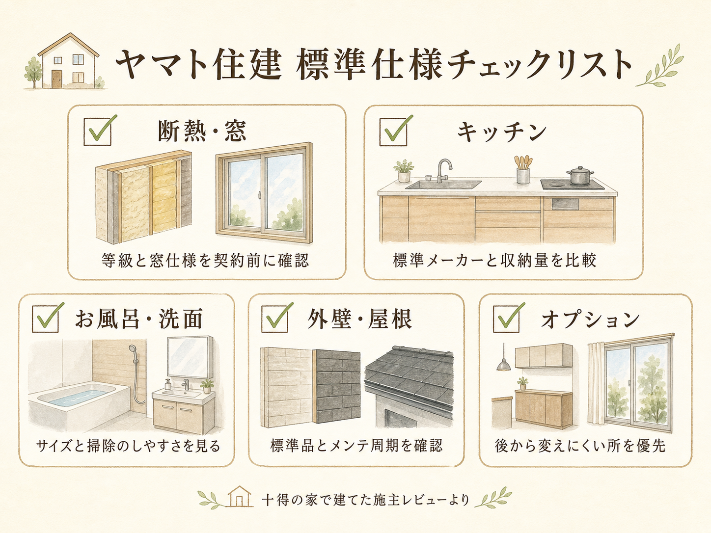 ヤマト住建を検討する前に確認しておきたい5つのチェックリスト